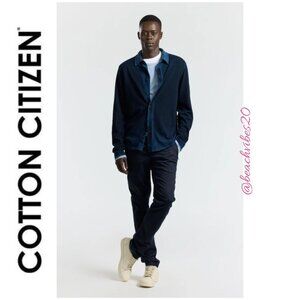 COTTON CITIZEN Men's Presley Buttondown Vintage Navy Medium NWT O-107